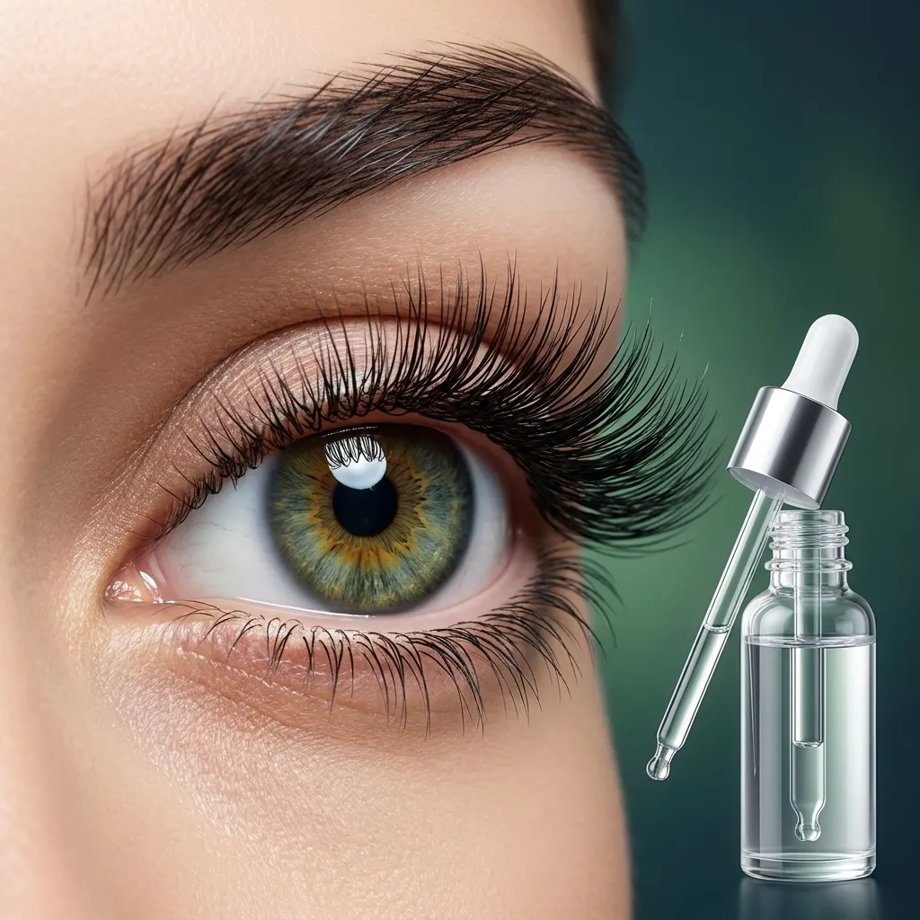 مرتب کردن مژه‌های طبیعی با برس تمیز مخصوص مژه