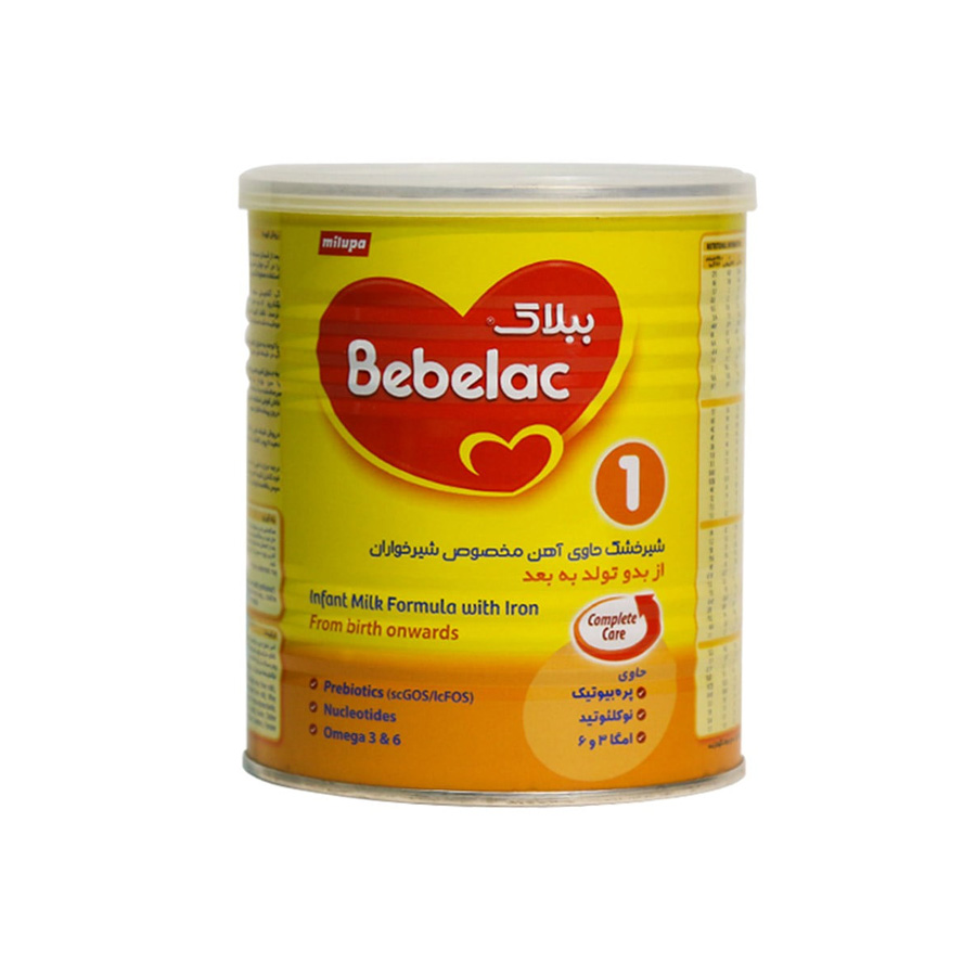 bebelac1 شیر خشک ببلاک ۱ میلوپا مناسب از بدو تولد به بعد ۴۰۰ گرم