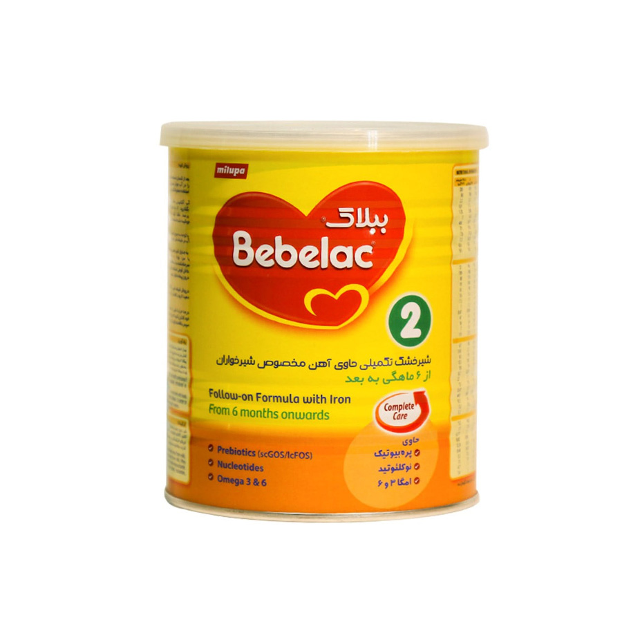 bebelac2 شیر خشک ببلاک ۲ میلوپا از ۶ تا ۱۲ ماهگی ۴۰۰ گرم