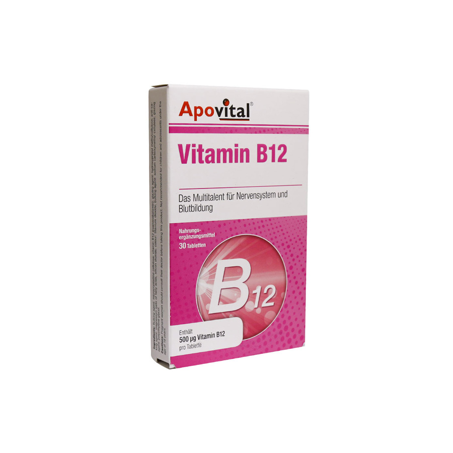 قرص ویتامین B12 آپوویتال 30 عدد