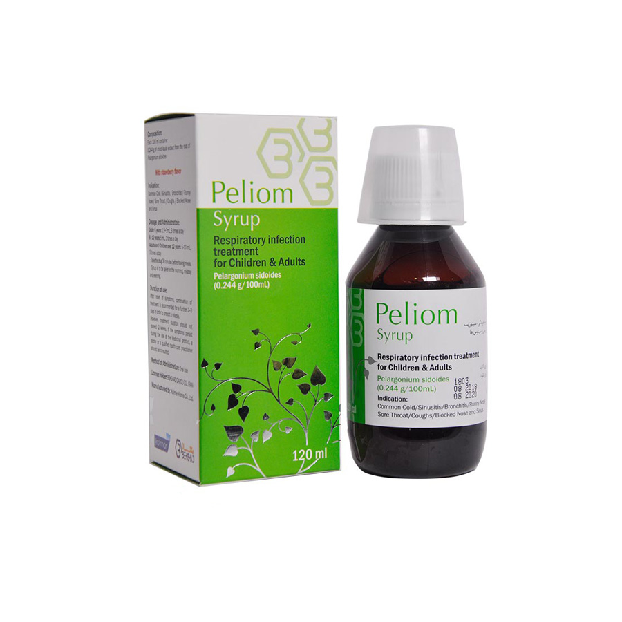 peliom شربت پلیوم بهشاد دارو ۱۲۰ میلی لیتر