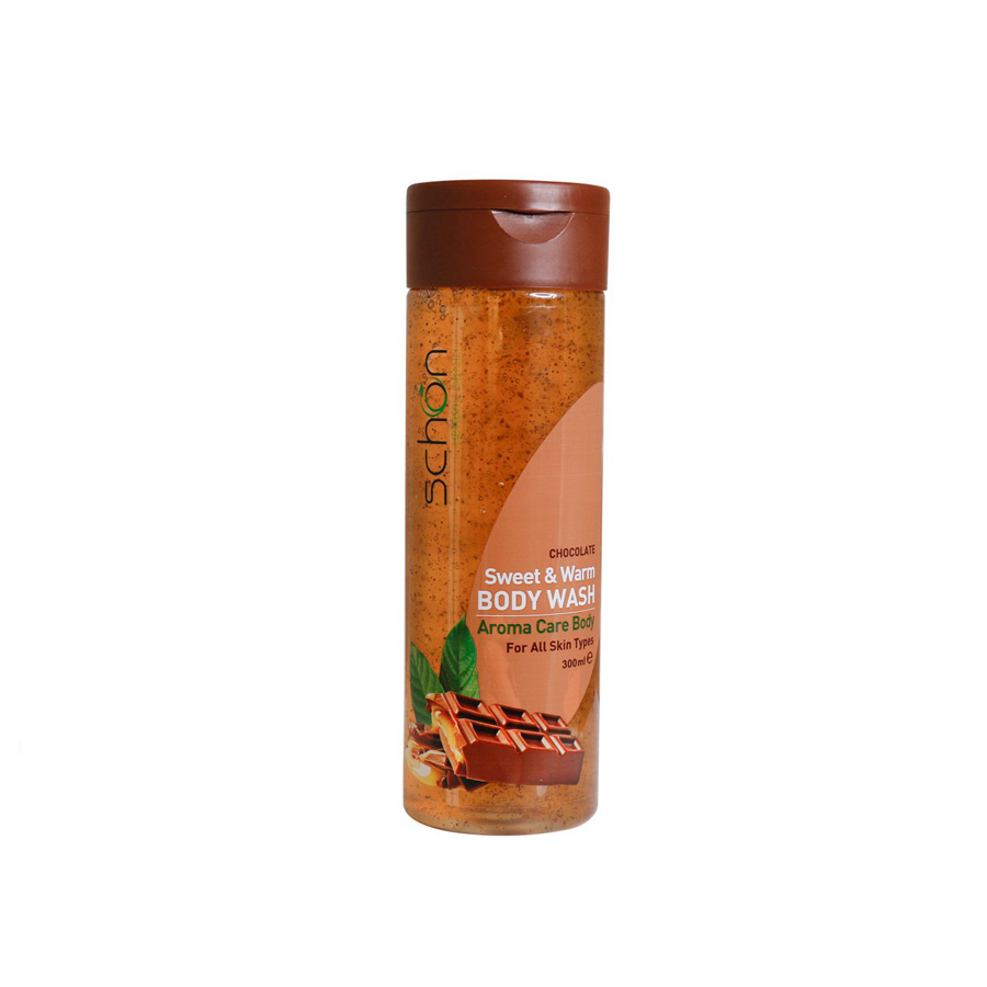 scon bodywash cacao شامپو بدن شون با رایحه شکلات 300 میلی لیتر