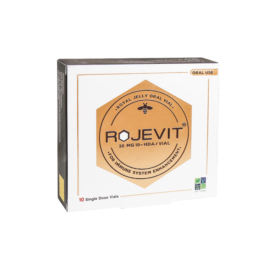rojevit ویال خوراکی ژل رویال روژویت زیست تخمیر 10 عدد