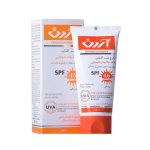 کرم ضد آفتاب رنگی SPF46 آردن فاقد جاذب های شیمیایی مناسب پوست های معمولی و حساس ۵۰ گرم