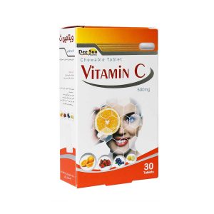 قرص جویدنی ویتامین C 500 دی سان فارما 30 عدد
