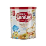 سرلاک چند غله چند میوه به همراه شیر نستله از 12 ماهگی 400 گرم