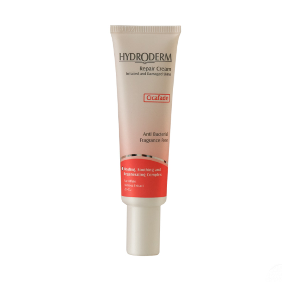 hydroderm repair cream کرم ترمیم کننده و بازسازی کننده سیکالفید هیدرودرم مناسب پوست های تحریک شده و آسیب دیده ۳۰ میلی لیتر