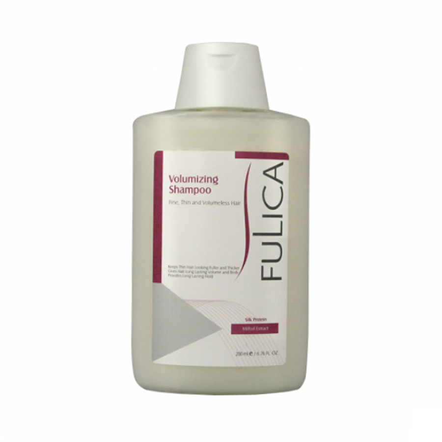 shampoo fulica شامپو حجم دهنده فولیکا مناسب موهای نازک وکم حجم ۲۰۰ میلی لیتر