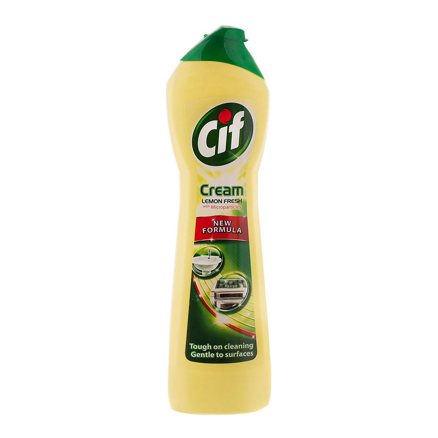 cif2 کرم تمیز کننده سطوح سیف با رایحه لیمو حجم 500 میلی لتیر