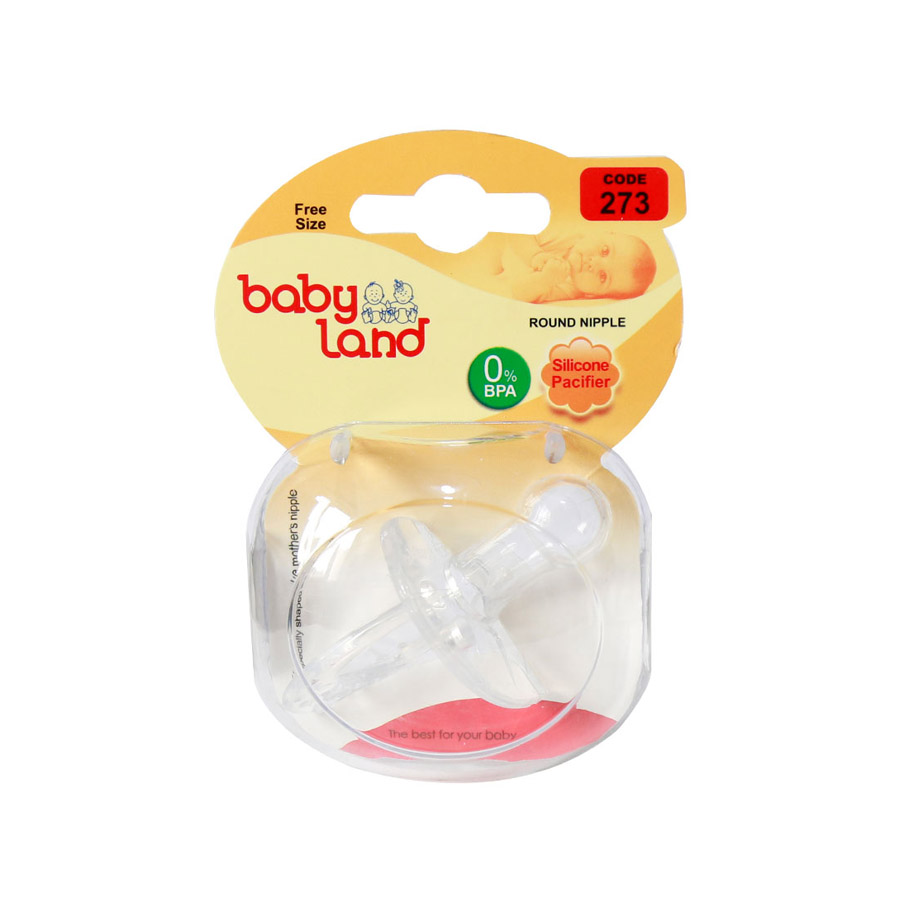 baby land 273 پستانک فندقی بیبی لند کد 273 مناسب نوزادان از بدو تولد