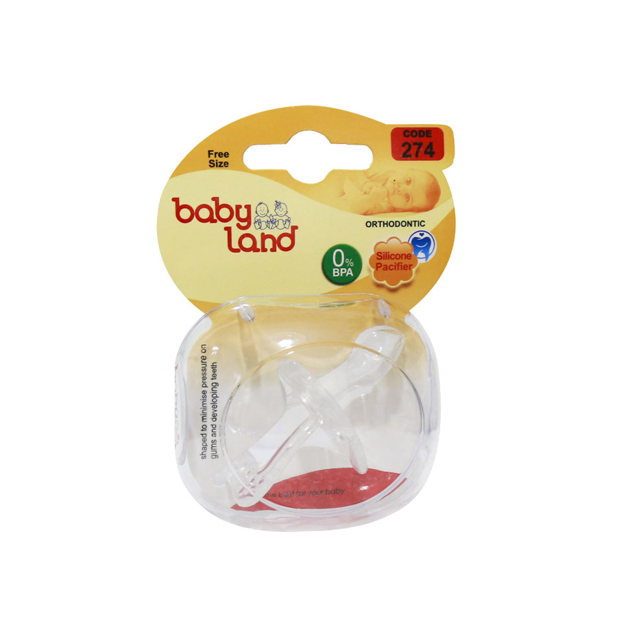 baby land 274 پستانک ارتودنسی کودک بیبی لند کد 274