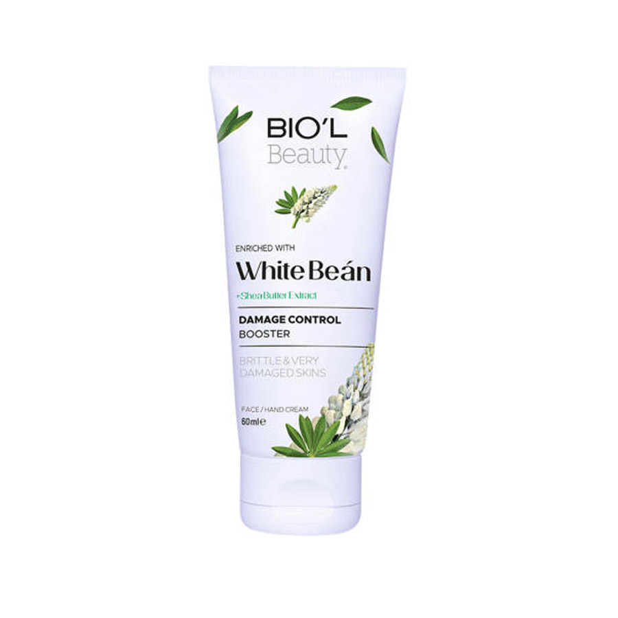 biol beauty white bean کرم مرطوب کننده مغذی پوست آسیب دیده بیول