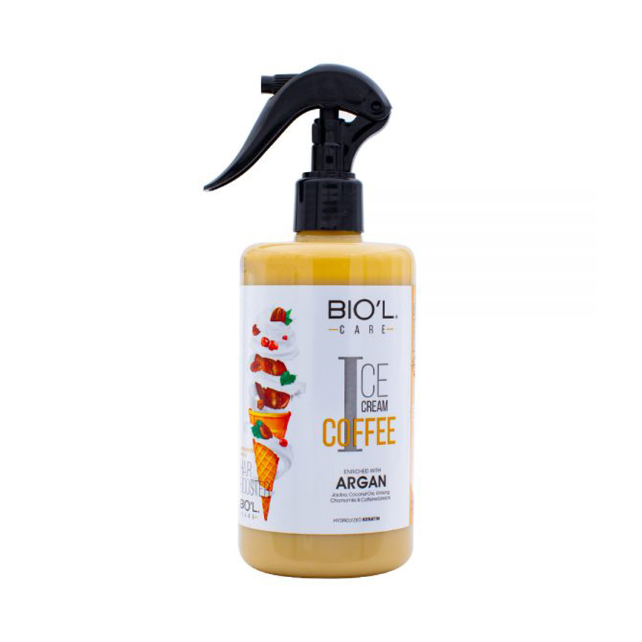 biol ice coffe لوسیون مو بستنی کاکائویی بیول 400 میلی لیتر
