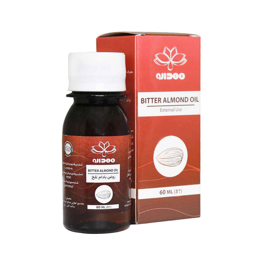 Mahdaru Bitter Almond Oil 60 ml روغن بادام تلخ مهدارو 60 میلی لیتر