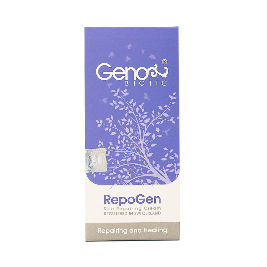 Geno Biotic Repogen Skin Repairing Cream 30 gr کرم ترمیم کننده ریپوژن ژنوبایوتیک ۳۰ گرمی