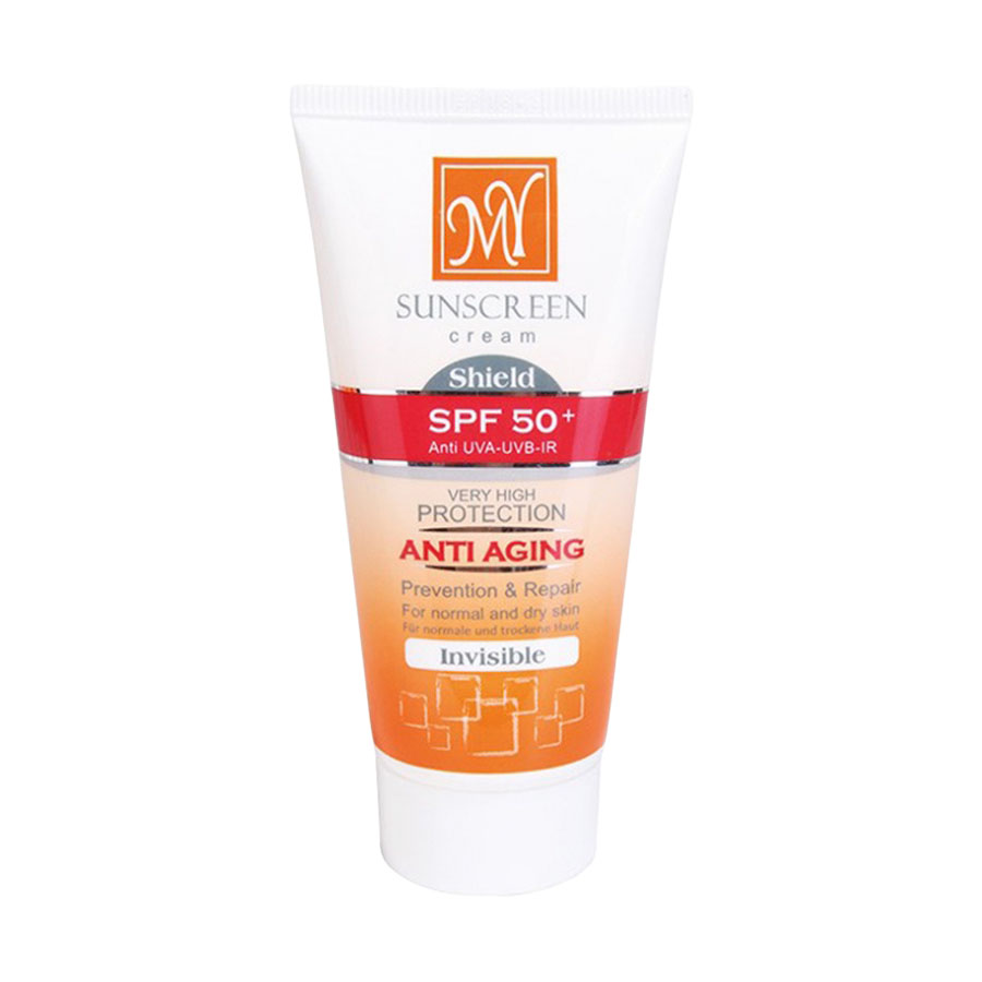 My Shield Beige Tinted Sunscreen Cream For Normal and Dry Skins SPF50⁺ 50 ml کرم ضد آفتاب مای ⁺SPF50 مناسب پوست های معمولی تا خشک ۵۰ میلی لیتر