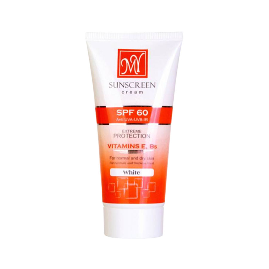 My Sunscreen Cream For Normal and Dry Skins SPF60 50 ml کرم ضد آفتاب SPF60 مای مناسب پوست های معمولی و خشک ۵۰ میلی لیتر