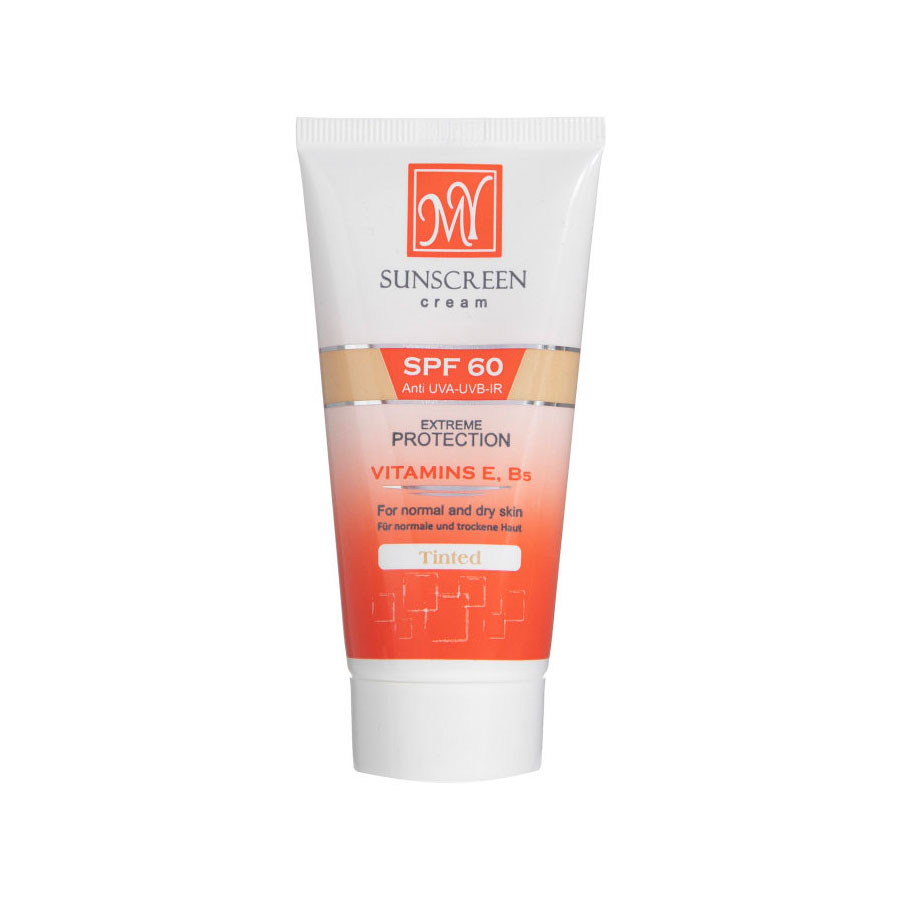 My Sunscreen Cream SPF60 for Normal & Dry Skin کرم ضدآفتاب رنگی مای MY Sunscreen Tinted Cream SPF60