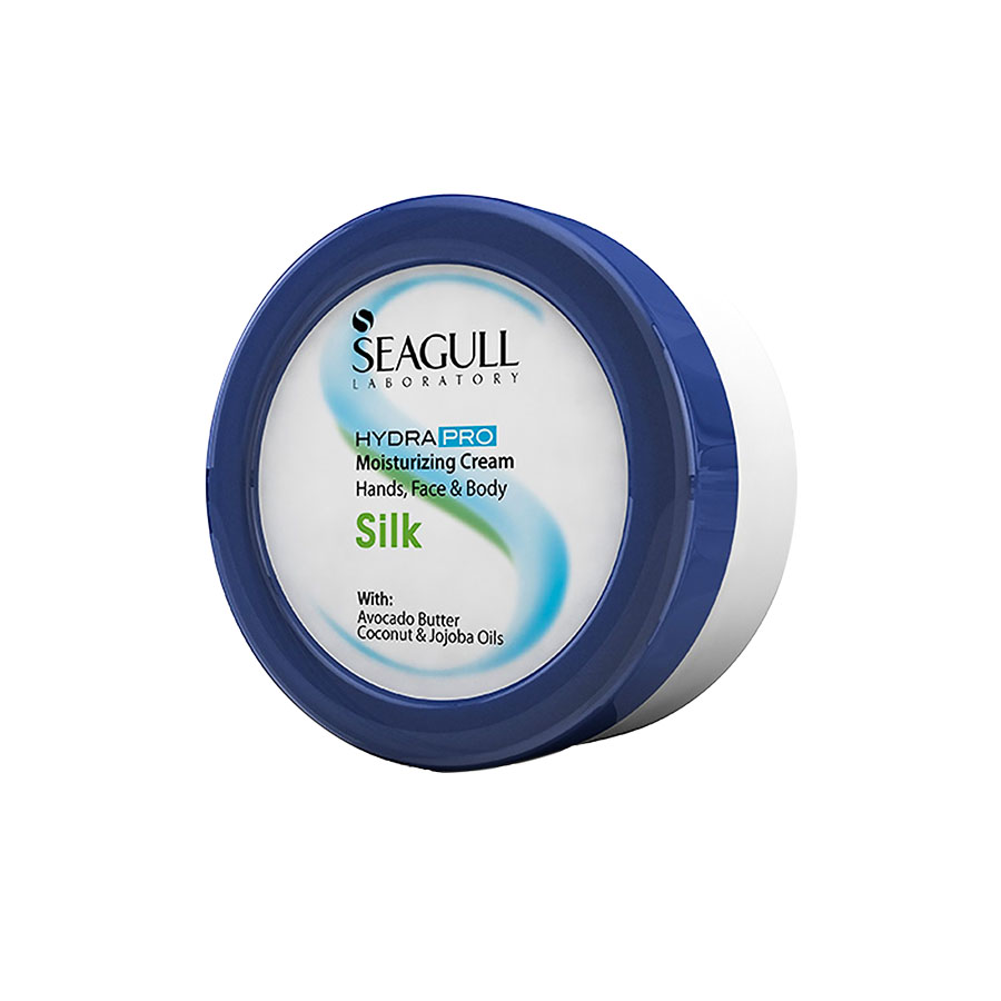 Seagull moisturizing cream hand face and body silk کرم مرطوب کننده سیلک سی گل مناسب انواع پوست