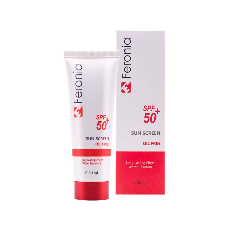 feronia spf50 oil free کرم ضد آفتاب بی رنگ فرونیا SPF50