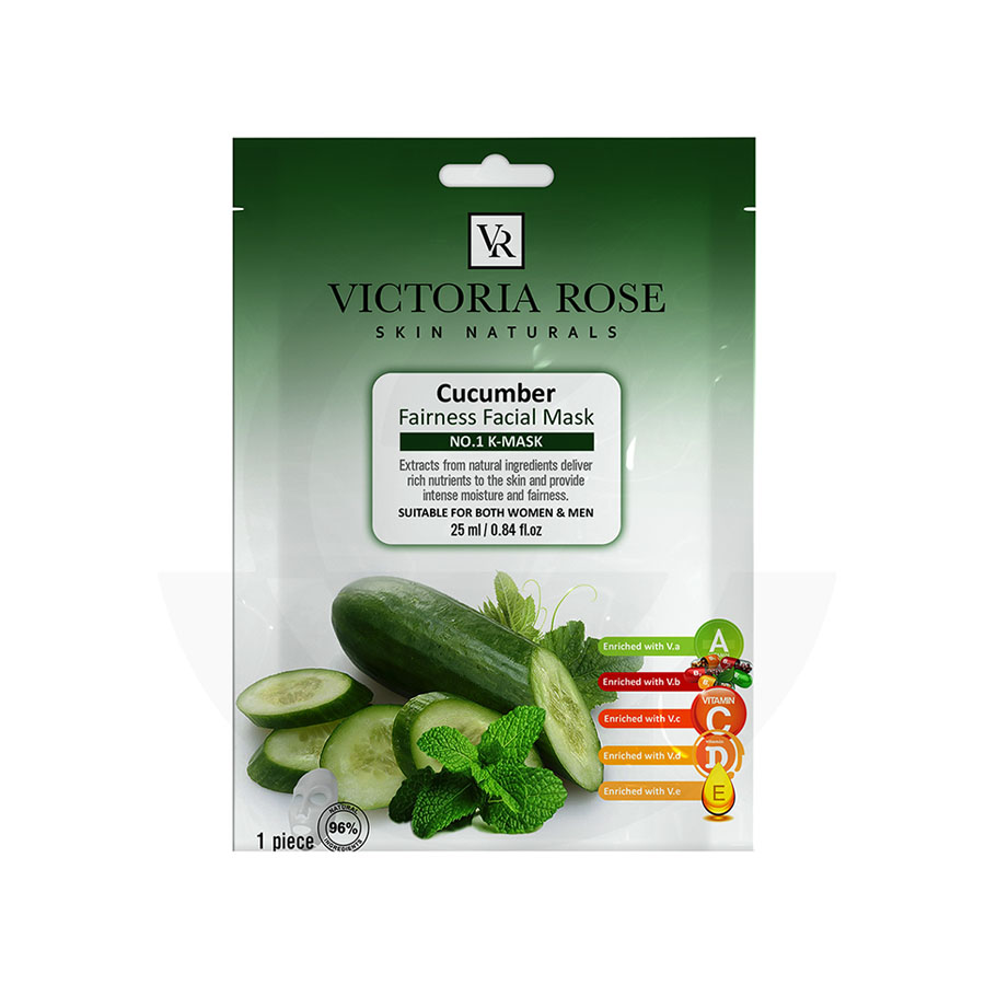 Cucumber And Menthol Face Sheet Mask ماسک صورت حاوی عصاره خیار و منتول