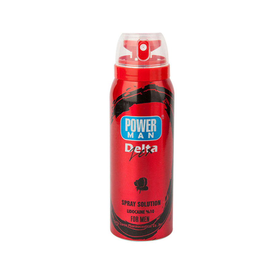 POWER MAN DELTA DELAY SPRAY ROSE پاورمن دلتا اسپری تاخیری با رایحه رز