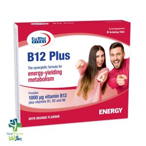 ویال خوراکی B12 پلاس یورو ویتال