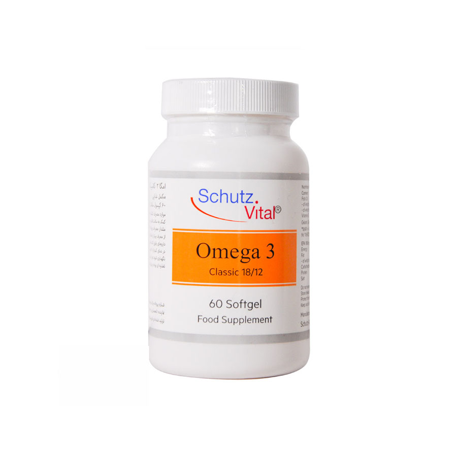Schutz Vital Omega3 Softgel سافت ژل امگا 3 کلاسیک شوتس ویتال