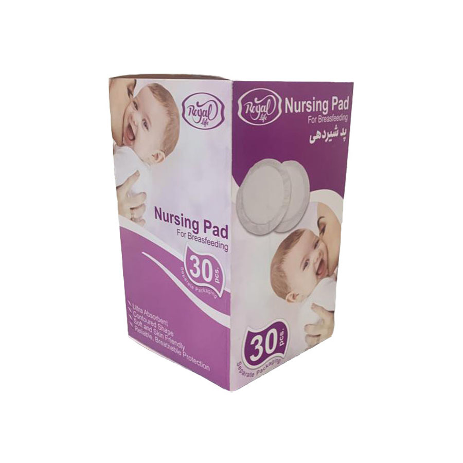 Royal30 پد سینه رویال لایف مدل Royal30 بسته 30 عددی