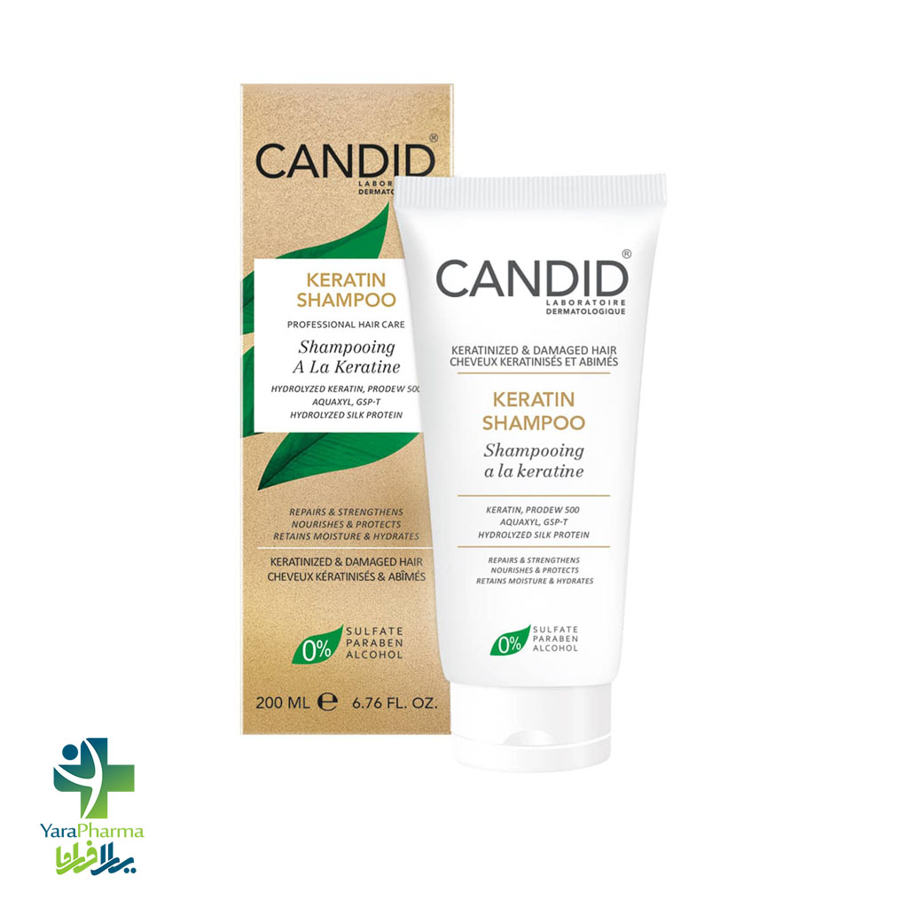 candid-KERATIN SHAMPOO شامپو کراتینه کاندید