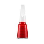 لاک ناخن ارگانیک رنگ قرمز اناری مات شماره 380 فلورمار Flormar