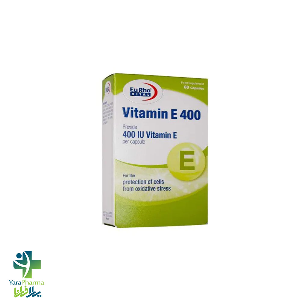 ویتام خرید و قیمت کپسول ژلاتینی ویتامین E 400 واحد یوروویتال 60 عدد