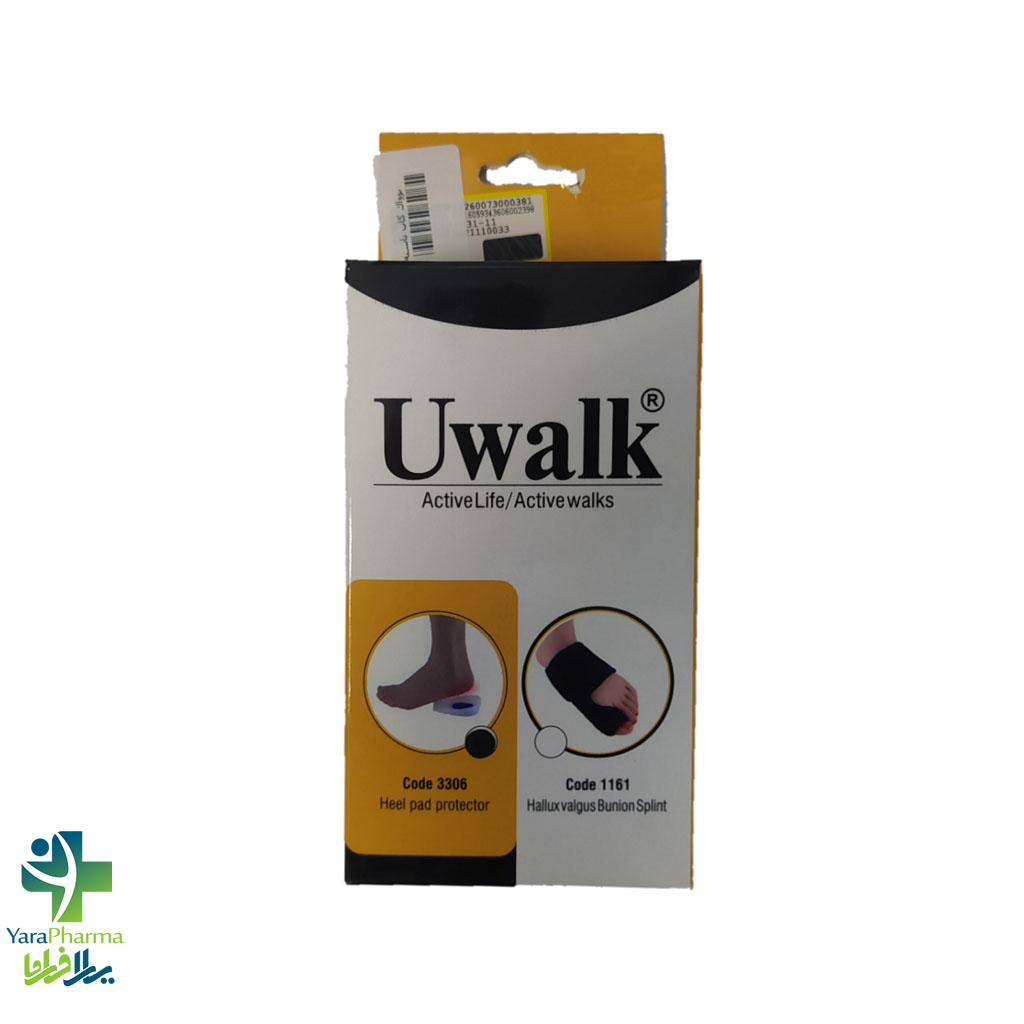 یوواک خرید و قیمت خار پاشنه طبی سیلیکونی و بانداژ هالوکس والگوس Uwalk
