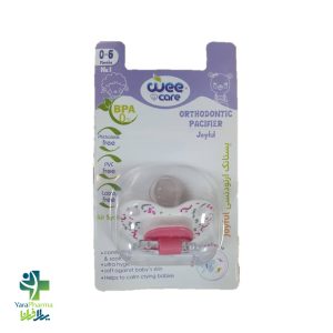 خرید و قیمت پستانک ارتودنسی وی کر Wee care مدل joyful مناسب 0تا 6ماه