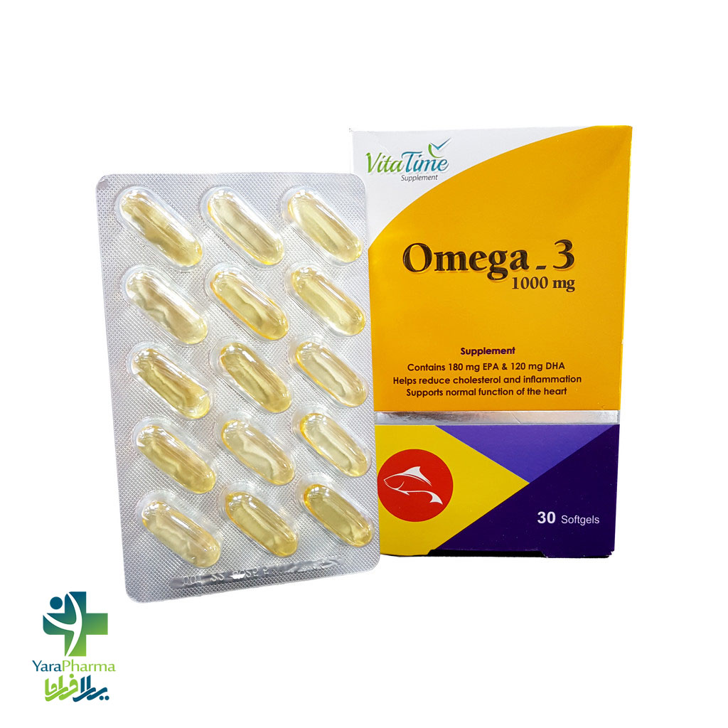 4 خرید و قیمت کپسول نرم ژلاتینی امگا 3 ویتاتون بسته 30 عددی