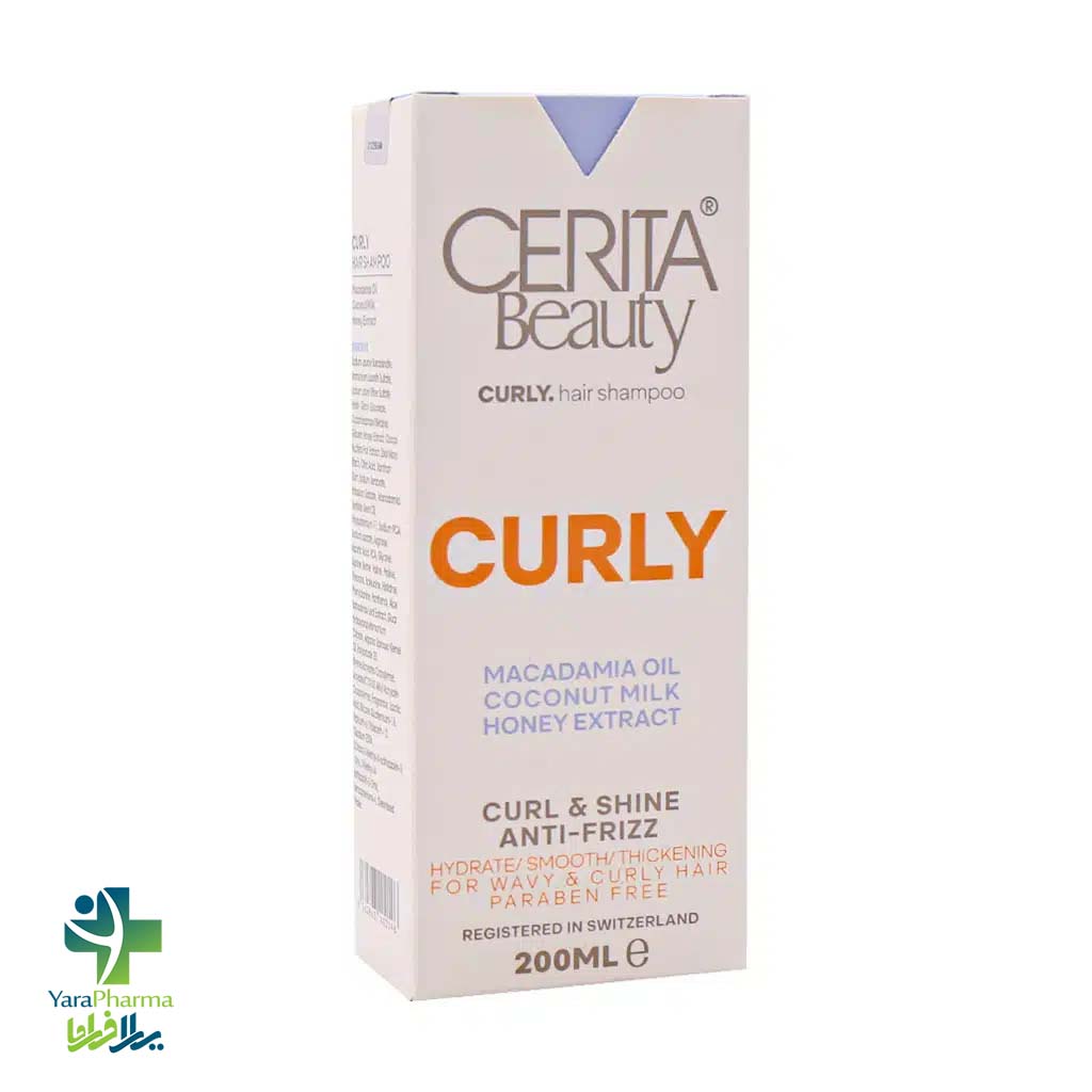 Cerita Beauty Curly Shampoo-1 خرید و قیمت شامپو مناسب موی فر سریتا بیوتی
