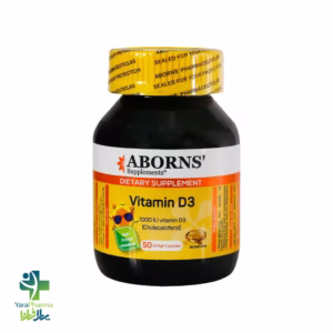 خرید و قیمت سافت ژل ویتامین D3 1000 واحد ابورنز 