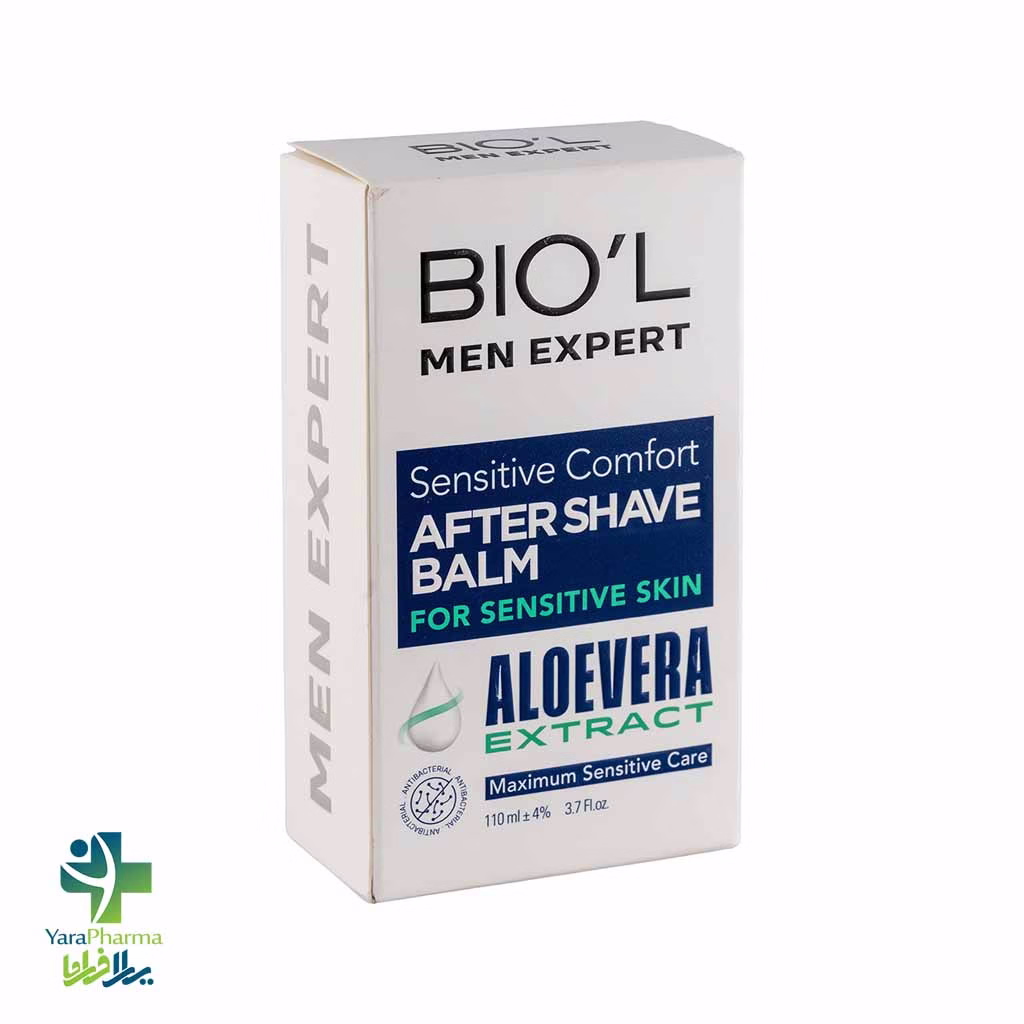 Biol Aloevera After Shave For Sensitive Skin 110 ml خرید و قیمت بالم افتر شیو آقایان بیول حاوی عصاره آلوئه ورا