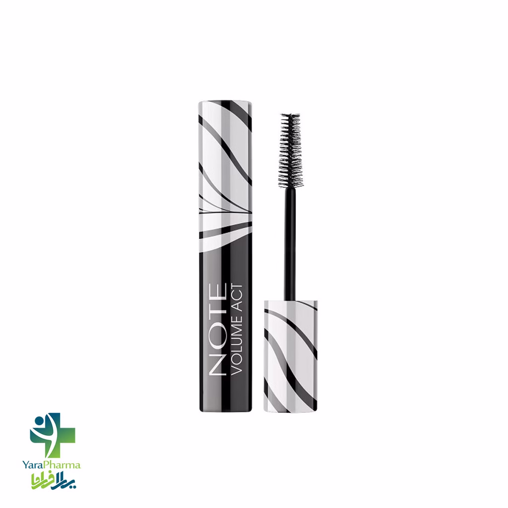 Note Volume Act Mascara خرید و قیمت ریمل حجم دهنده ولوم اکت نوت 16 میلی لیتر