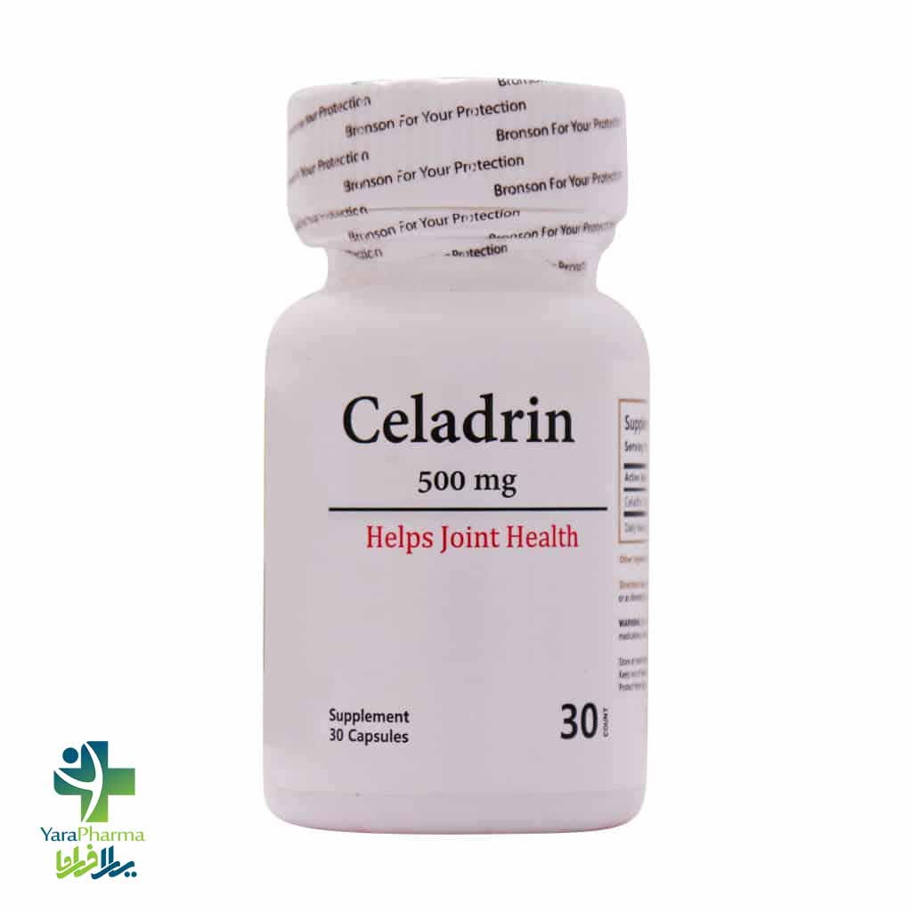 Bronson Celadrin 500 mg Capsules خرید و قیمت کپسول سلادرین 500 میلی گرم برونسون