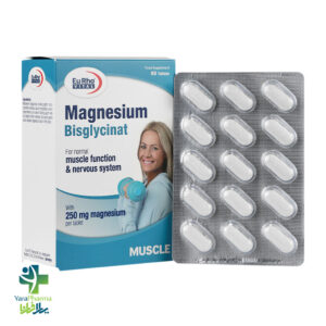 خرید و قیمت قرص منیزیم بیس گلایسینات یوروویتال
