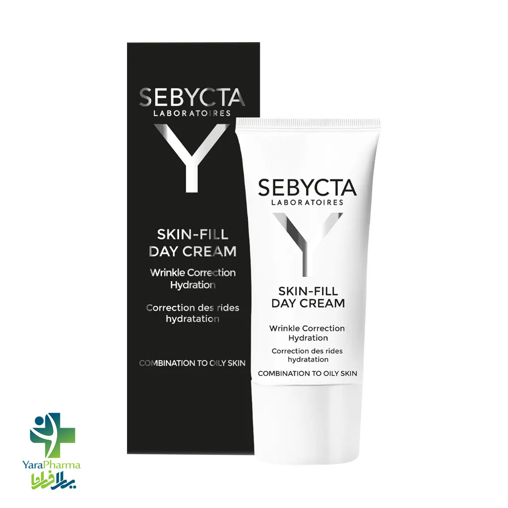 Sebycta Skin Fill Day Cream For Oily Skin 40 ml خرید و قیمت کرم روز پر کننده چروک پوست چرب سبیکتا