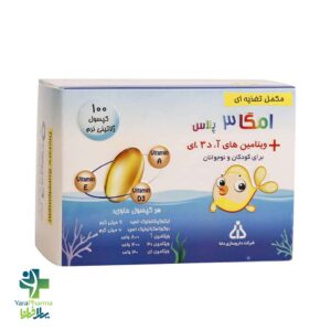 خرید و قیمت کپسول امگا 3 پلاس کودکان دانا