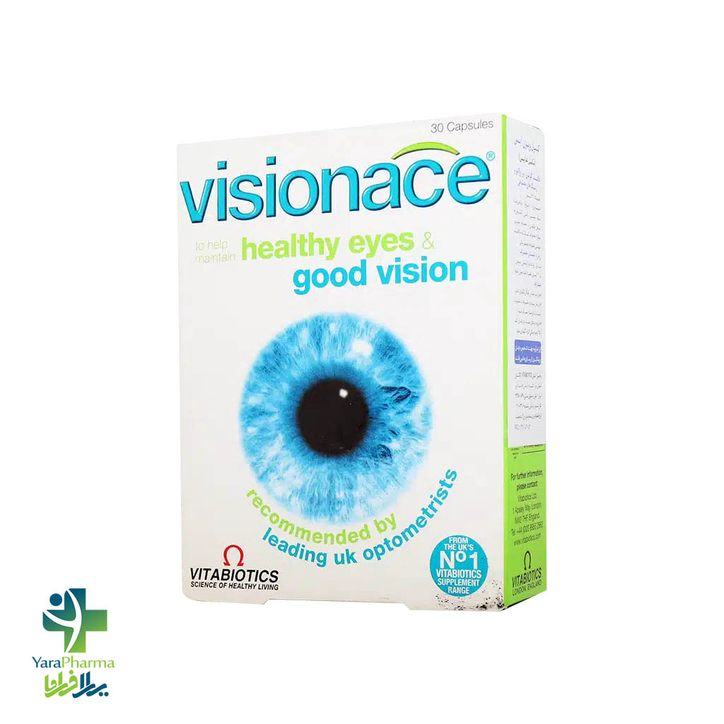 Vitabiotics Visionace 30 Caps خرید و قیمت کپسول ویژن ایس ویتابیوتیکس