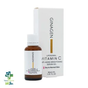 خرید و قیمت ژل سرم ویتامین C پوست خشک و نرمال ژیناژن