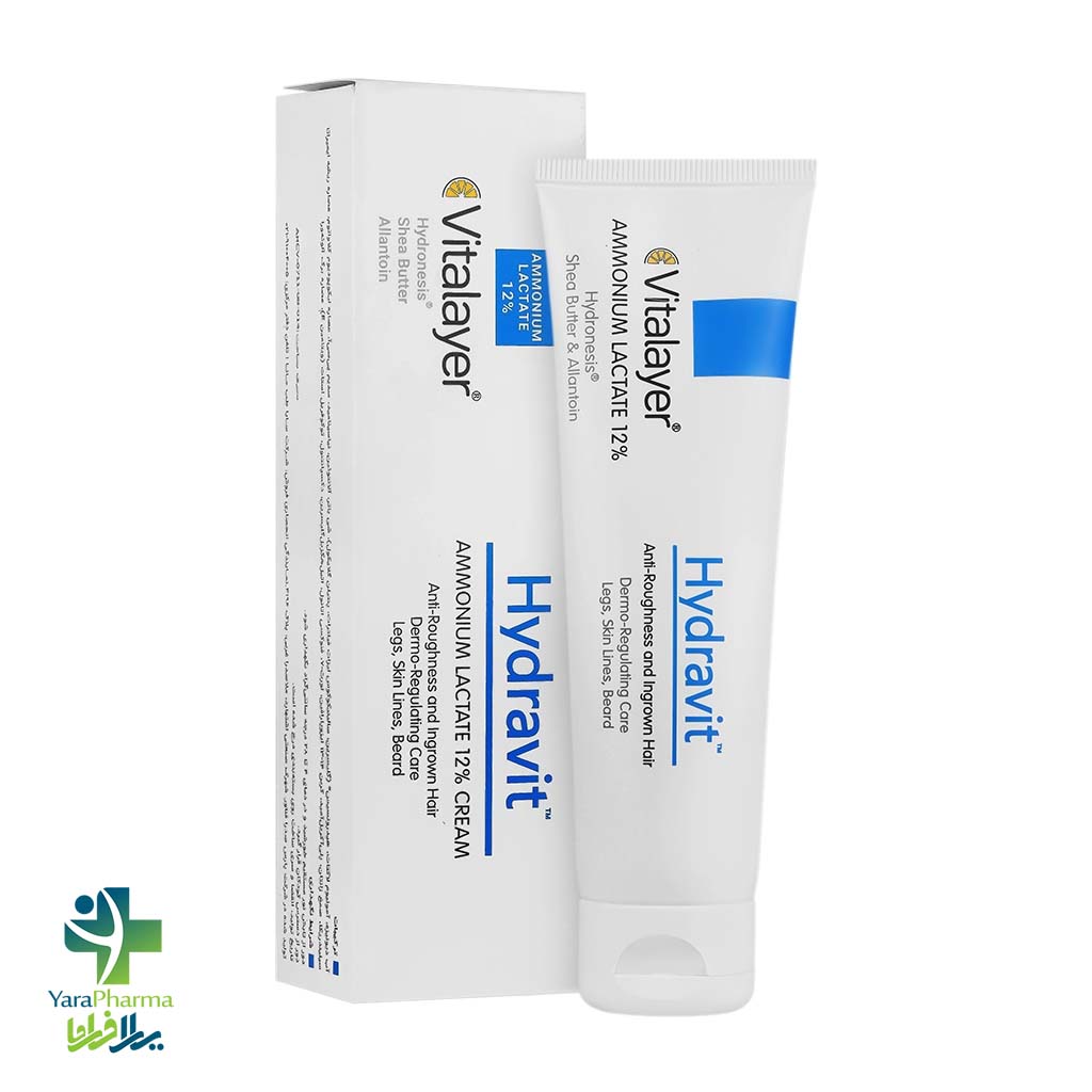 Vitalayer Ammonium Lactat 12% Hydravit Cream 100 Ml خرید و قیمت کرم آمونیوم لاکتات 12 درصد هیدراویت ویتالیر