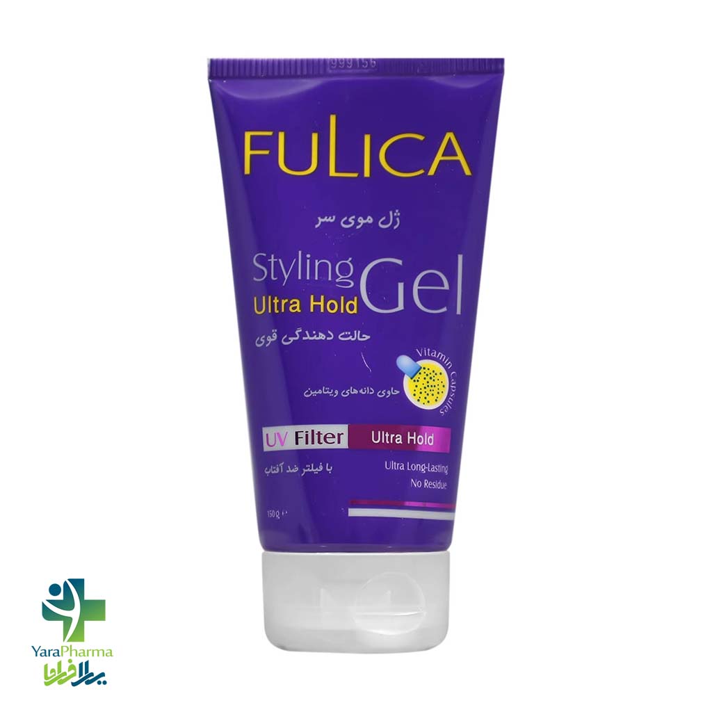 Fulica Styling Ultra Hold Gel خرید و قیمت ژل موی سر قوی فولیکا با حالت دهندگی قوی