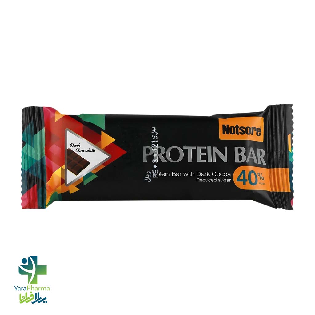 Notsore Protein Bar 40% With Chocolate 40 G خرید و قیمت پروتئین بار ناتسور 40 درصد